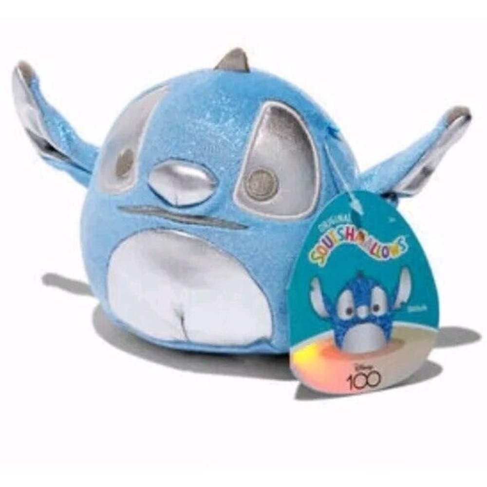 Squishmallow Kellytoy Plush Disney 100 Anniversary Stitch 5" New with‎ Tag
